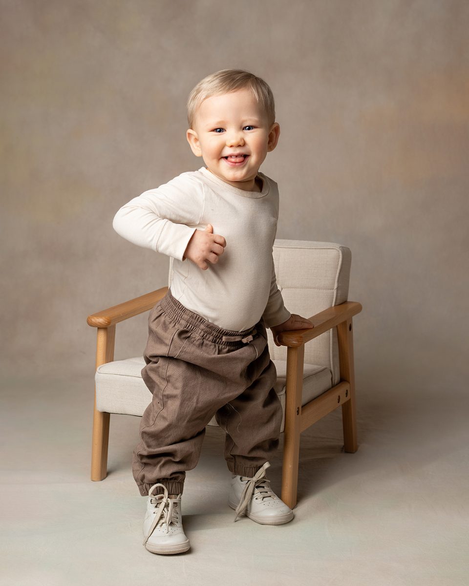 1 års fotografering i studio
